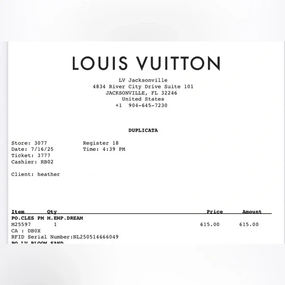 Louis Vuitton Pastel Monogram Key Pouch - Picture 5 of 5